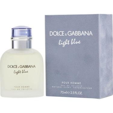 Imagem de Perfume LIGHT BLUE EDT Spray 2.5 Oz, Fragrância Fresca e Cítrica