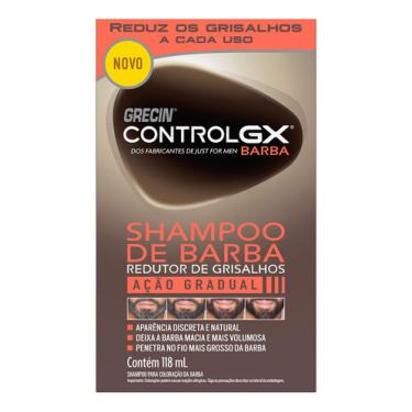 Imagem de Shampoo Para Barba Grecin Control Gx Redutor De Grisalhos 11