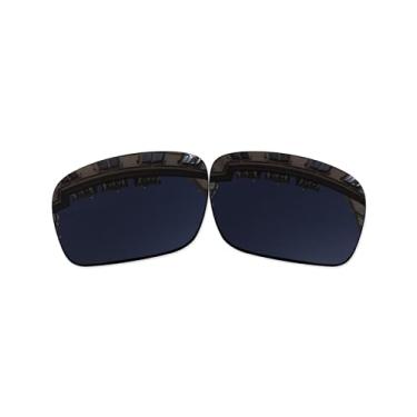Imagem de Vonxyz Lentes de substituição para óculos de sol Oakley Sylas OO9448 – preto invisível polarizado
