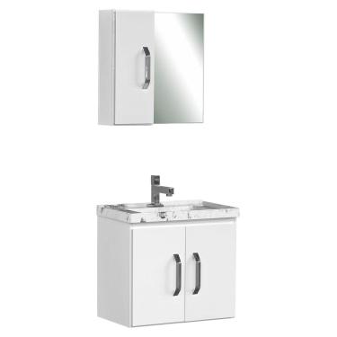 Imagem de Gabinete de Banheiro com Espelheira Kit Palmas 50cm