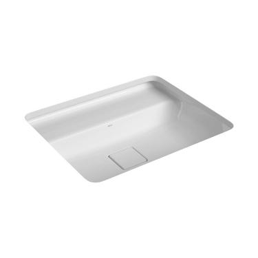 Imagem de Cuba de Embutir Deca Slim 55x45 L.33050.M.17 Retangular com Mesa Branca