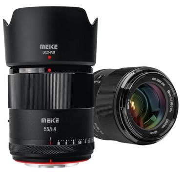 Imagem de Meike 55mm f1.4 f/1.4 X-Mount STM APS-C Lente de retrato com foco automático para câmeras Fujifilm Fuji X-Mount X-A2 X30 X70 X-S10 XT2 XT4 XT5 XT10 XT20 XT30