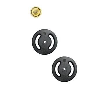 Imagem de Kit 2x Anilha Super Premium de 15Kg Ferro Fundido Pintada Academia-Unissex