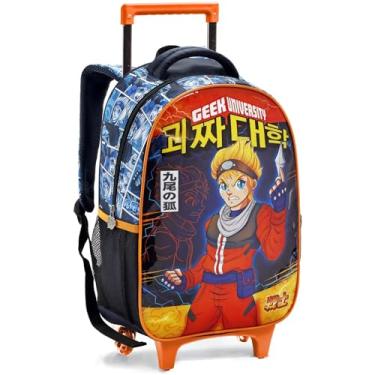 Imagem de KIT MOCHILA RODA SEANITE INFANTIL +LANCHEIRA+ESTOJO GEEK UNIVERSITY