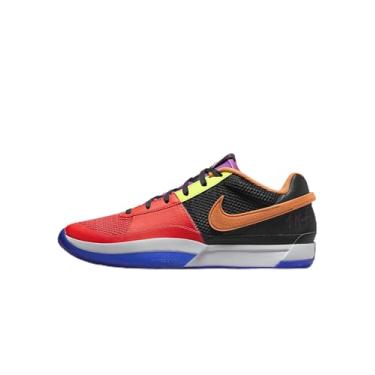 Imagem de Nike Ja 1 Tênis de basquete masculino, Preto/azul racer/carmesim brilhante/multicolorido, 38