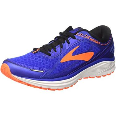 Imagem de Brooks Tênis de corrida masculino Aduro 5, Azul Azul Laranja Preto 1d494, 41