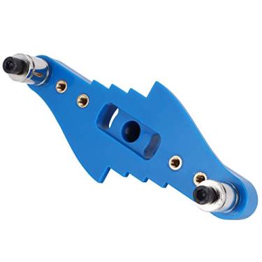 Imagem de Medidor de Madeira Com Autocentralização, Riscador de Linha Central, Ajuste de Posição, Perfuração de Furos, Móvel, Ferramenta de Gabarito DIY para Marcenaria, Guia de Furo para