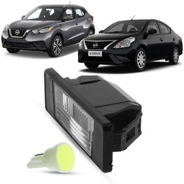 Imagem de Lanterna Luz De Placa + Led Nissan Versa 2012 A 2019 Kicks 2016 2017 2