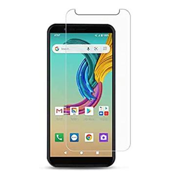 Imagem de UPONEW 【Pacote com 2 para AT&T Fusion Z(V340U) Motivate (V341U) Protetor de tela de vidro temperado HD Frontier