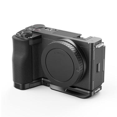 Imagem de SMALLRIG ZV-E10 II Placa em forma de L com alça de silicone, pega para Sony ZV-E10 II, placa de liberação rápida integrada para Arca, 1/10.2 cm-20 furos - 4778