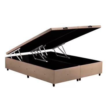 Imagem de Base para Cama Box Casal Queen com Baú S. Design para Colchão de 158 cm - 1600 - Marrom