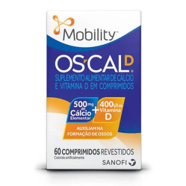 Imagem de Oscal D 500mg + 400ui 60 Comprimidos Revestidos SANOFI-AVENTIS
