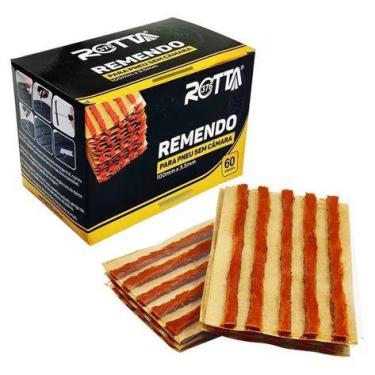 Imagem de Refil Remendos Pneu S/ Câmara Carro E Moto Cx 60 Und - Rotta 376