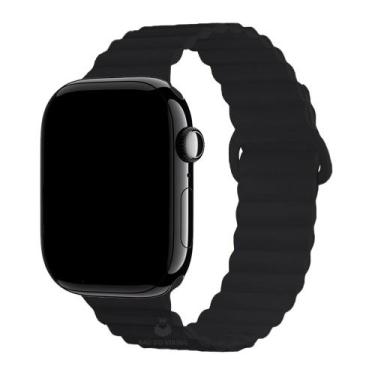 Imagem de Pulseira Silicone Loop Magnética Compatível com Apple Watch - Baú do V