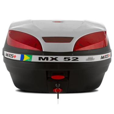 Imagem de Baú Bauleto Para Moto + Base de Fixação Mixs 52 Litros Mx52, 52 Litros