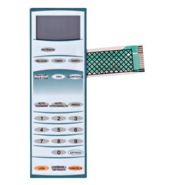Imagem de Membrana teclado Para Microondas Continental Mw151 Sem dourar P00156k0