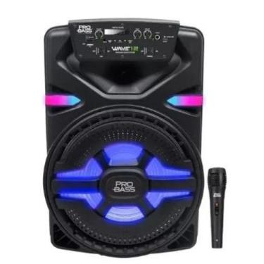 Imagem de Caixa de Som Ativa com Bateria e Bluetooth Pro Bass Wave 12 - Probass,