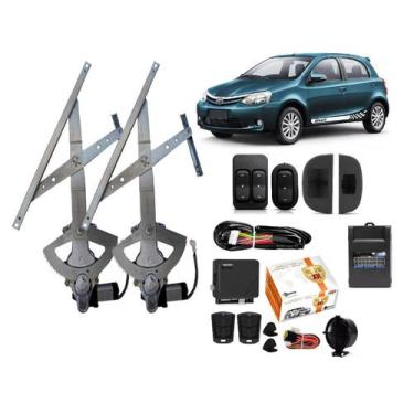 Imagem de Kit Vidro Eletrico Toyota Etios XS XLS PLUS 4p Diant+ Alarme - Sp. Rep
