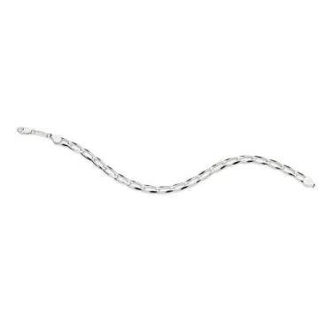 Imagem de Pulseira de prata 925 masculina rommanel groumet 22 cm 850065