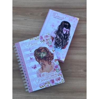 Imagem de KIT Bíblia Ntlh cp dura + Planner devocional capa Garota - Cpp