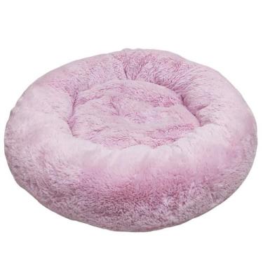Imagem de Cama Pet Caminha Redonda Nuvem Pelúcia Cachorro Gato 50 X 50 - Confecç