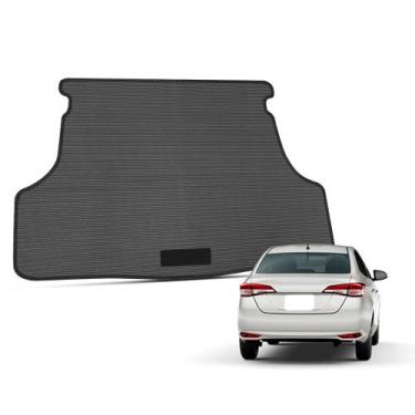 Imagem de Tapete Porta Malas para Yaris Sedan 2018 a 2024 Borracha Pvc - ZP AUTO