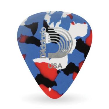 Imagem de Palheta Celulóide Multicolorida .70 Média D Addario 1CMC4-10 - D ADDAR