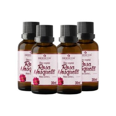 Imagem de 4 Oleo Vegetal Rosa Mosqueta 30ml - Dermcos