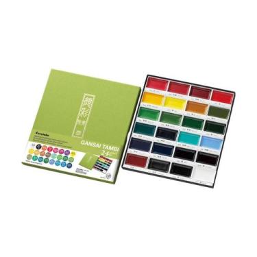 Imagem de Aquarela Kuretake Gansai Tambi C/24 Cores