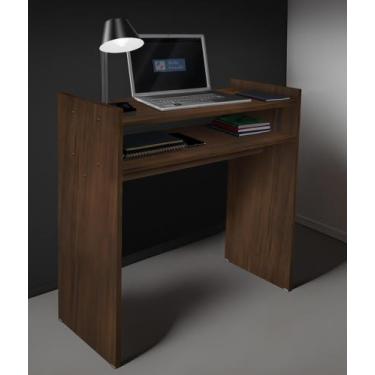 Imagem de Mesa de Estudo Cor Amêndoa: Aparador e Escrivaninha Compacta - Bella V