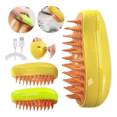 Imagem de Escova A Vapor Gato Vaporizada Cães Gatos Pets Inteligente Pelos Anima