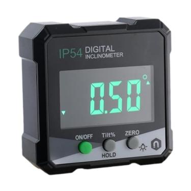 Imagem de YsXoWiui Inclinômetro Digital Medidor de ângulo Digital Ip54 Função de Retenção de Dados Medidor de ângulo de Nível Digital para Construção em Madeira