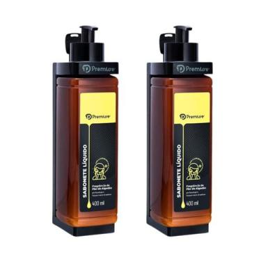 Imagem de Kit 2 Suporte Porta Sabonete Líquido Refil Parede Banheiro Chuveiro Bo