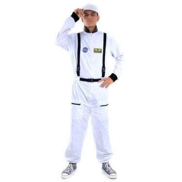 Imagem de Fantasia Astronauta Branco Adulto - Profissões - Diversos, UNICA, GG