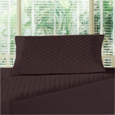 Imagem de Capa de Travesseiro Impermeável Kit 02 Peças Matelado Barra Água e Líq
