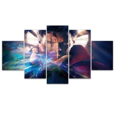Imagem de Quadro Decorativo em Mosaico MDF Dr Estranho 115x60cm - Império da Imp