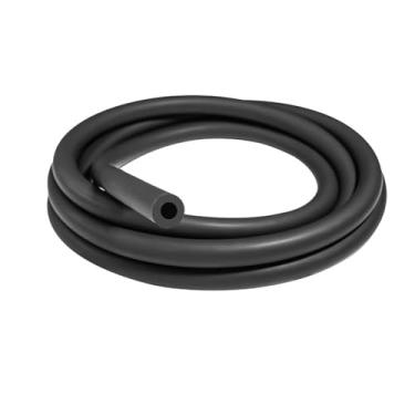 Imagem de Unicaravan Mangueira de vácuo de silicone 10FT ID 5/16" (8 mm), espessura da parede 4 mm, tubo preto fosco, uso automotivo marítimo e industrial