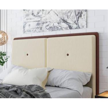 Imagem de Cabeceira queen lizz - linho - palladium decor
