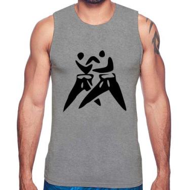 Imagem de Regata Judô Jiu Jitsu - Foca na Moda, Cinza, G