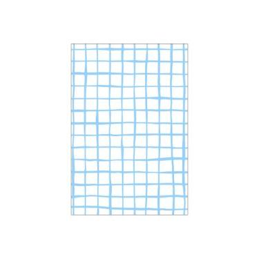 Imagem de Painel De Festa Vertical 1,50 x 2,20 - Estampa Grid Quadriculado Azul 
