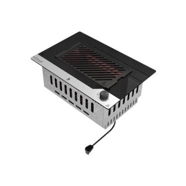 Imagem de Churrasqueira elétrica de Embutir e-DXX300 - Dinoxx - 220V - Grelha Fe