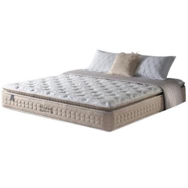 Imagem de Colchão Casal King Size Molas Ensacadas Pillow Top Confortable 193X203