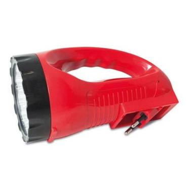 Imagem de Lanterna Recarregável Led Bivolt Longo Alcance 12 Leds 900ma - Noll