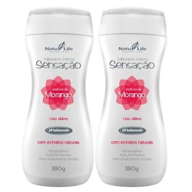 Imagem de Kit Sabonete Íntimo Líquido Sensação Morango (2 unidades) - Natu Life