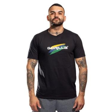 Imagem de Gorilla Camiseta 100% Algodão Brasil BR Preço de Fabrica Entrega Imedi