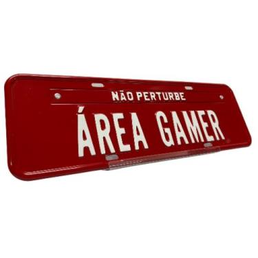 Imagem de Placa Decorativa Gamer Automotiva Alto Relevo - Decora Placas Personal