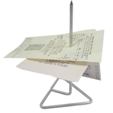 Imagem de Espeto Para Fixar Papéis Organizador De Escritório Bancada - MS Aramad