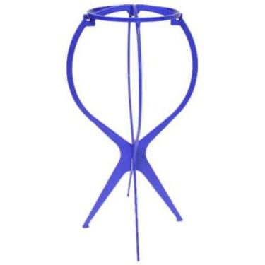 Imagem de Suporte De Plástico Para Peruca E Prótese Capilar Cor Azul - C&C Shop