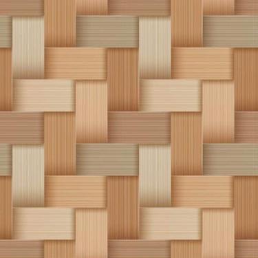 Imagem de Papel de Parede Decorativo Madeira 3D Trançada Clara 3,3m - DEKAL DECO