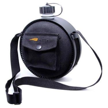 Imagem de Cantil Onix Ntk Black Com Alça Tira-colo Bolso Porta Objetos - nautika